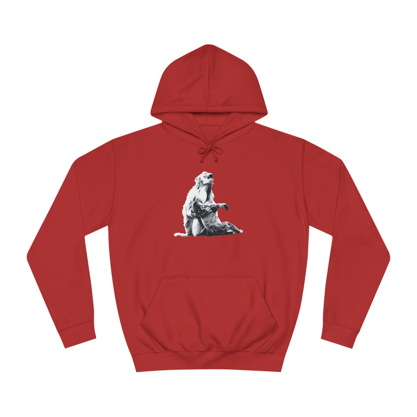Macaque Hoodies - Macaque della Pieta Monochrome