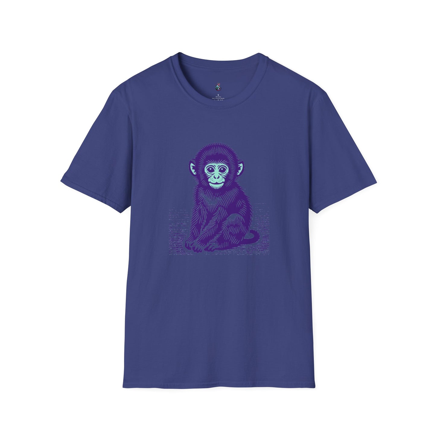 Macaque Tees - Lil Macaque Indigo
