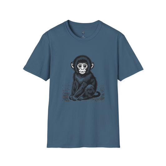 Macaque Tees - Lil Macaque Monochrome