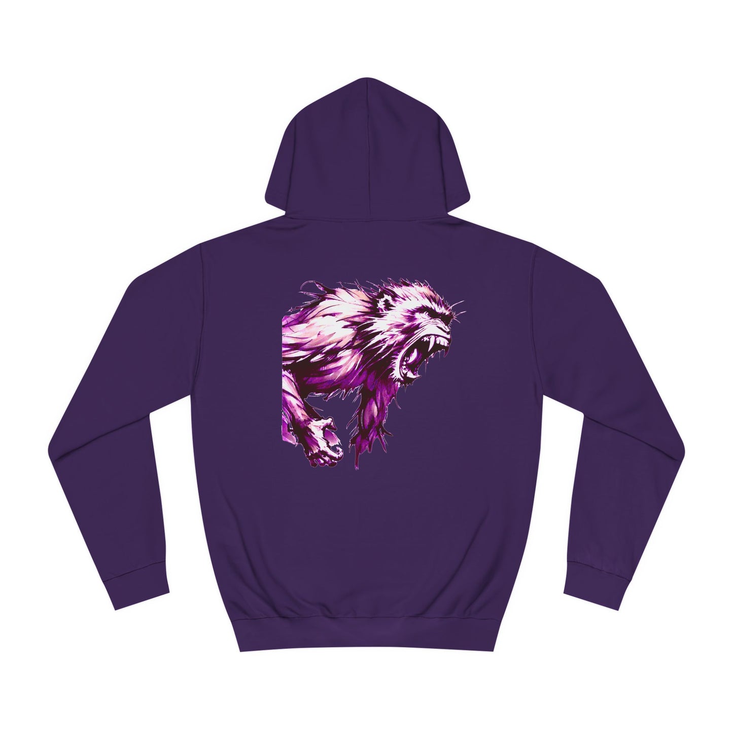 Macaque Hoodies - Wrath Sumi-e Pink (back)