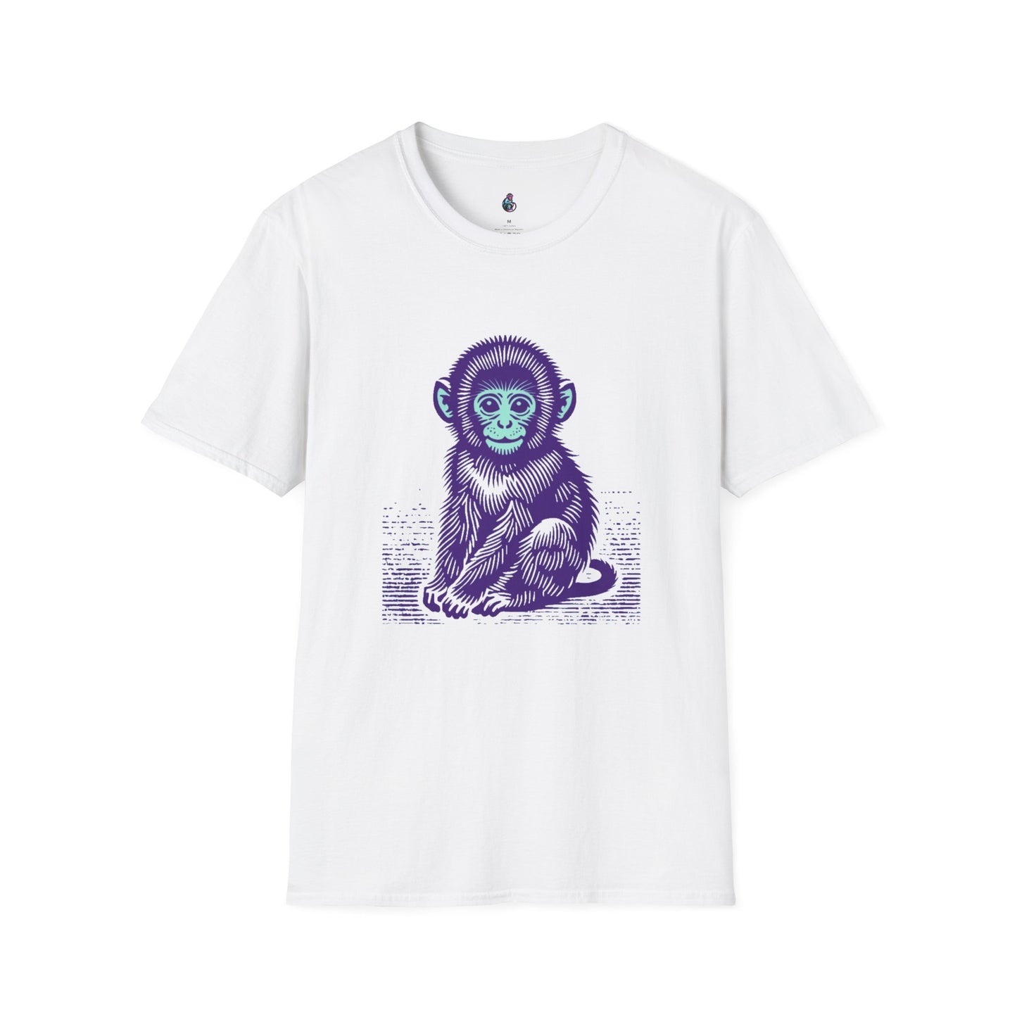 Macaque Tees - Lil Macaque Indigo