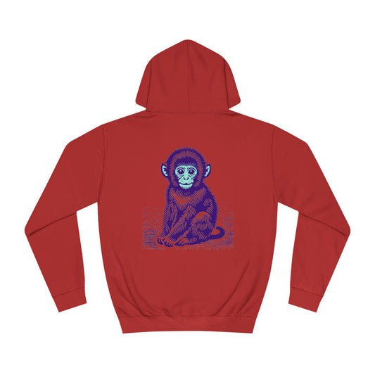 Macaque Hoodies - Lil Macaque Indigo