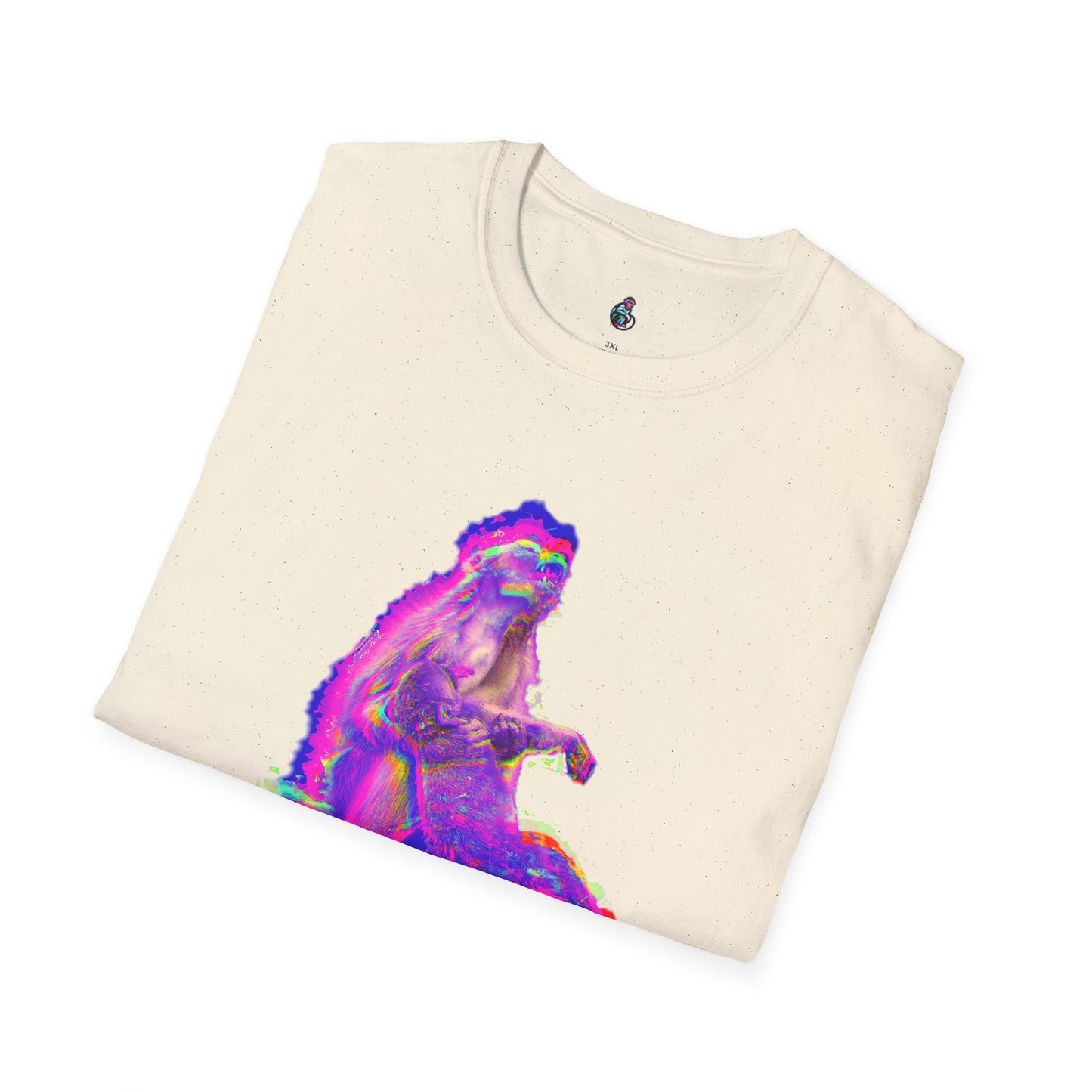 Macaque Tees - Macaque della Pieta Psych Pink