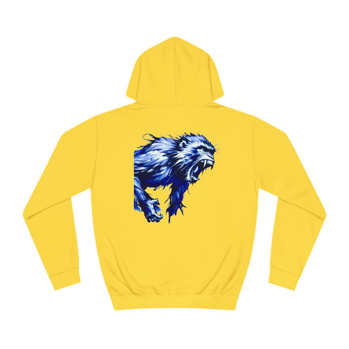 Macaque Hoodies - Wrath Sumi-e Blue (back)