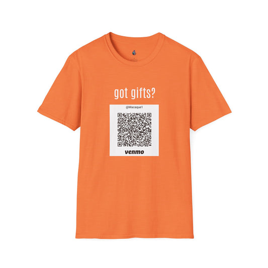 Macaque Tees - got gifts? (QR front)