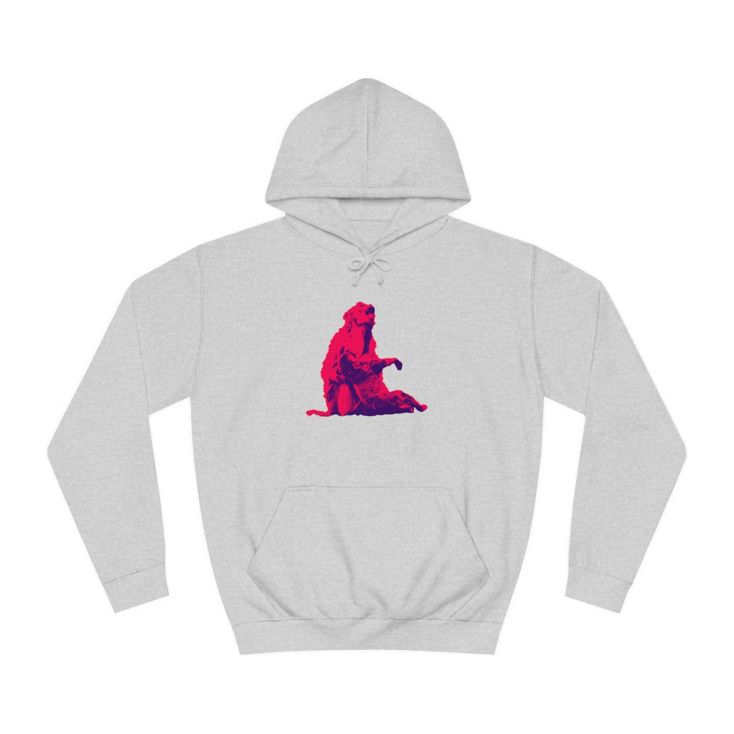 Macaque Hoodies - Macaque della Pieta Hot Pink