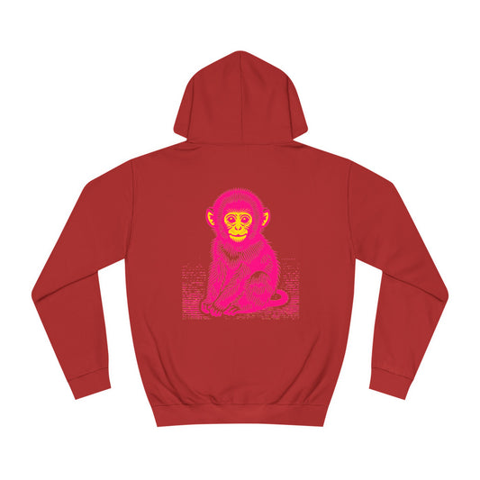 Macaque Hoodies - Lil Macaque Fuchstastic