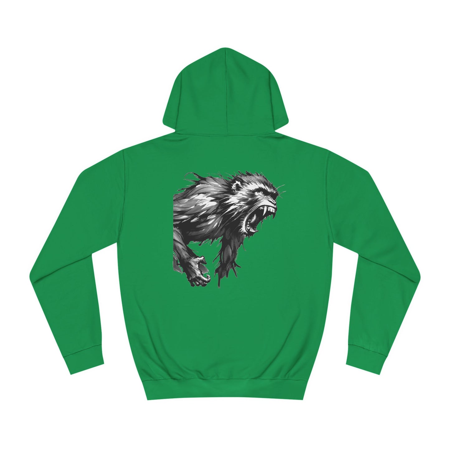 Macaque Hoodies - Wrath Sumi-e Monochrome (back)