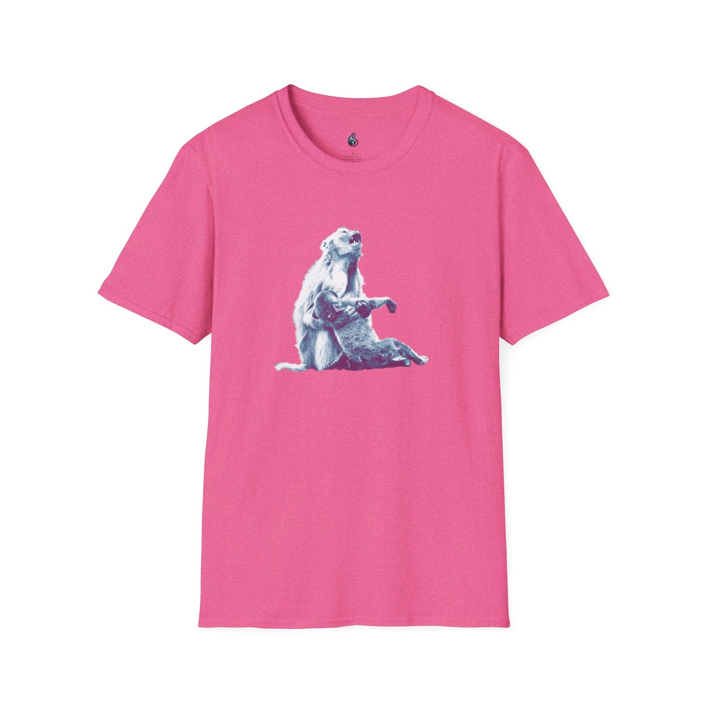 Macaque Tees - Macaque della Pieta White