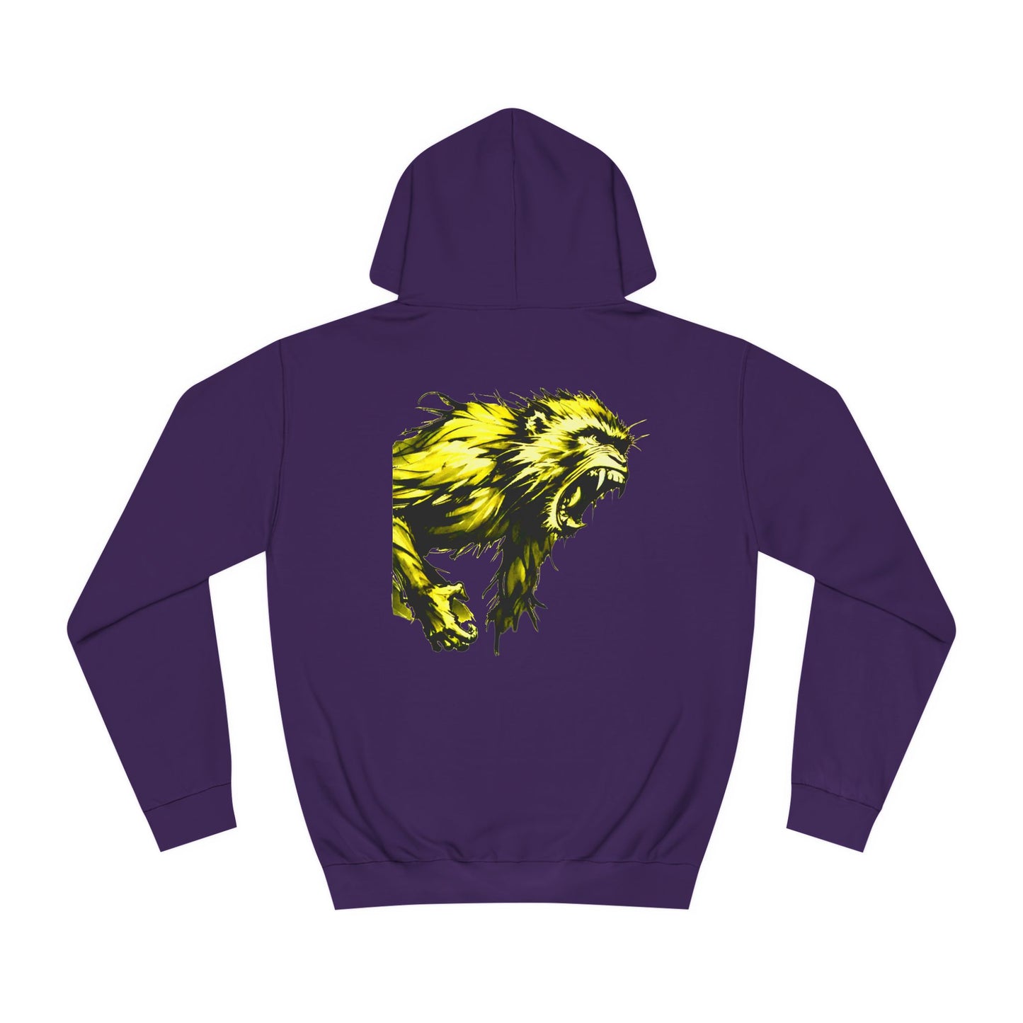 Macaque Hoodies - Wrath Sumi-e Yellow (back)