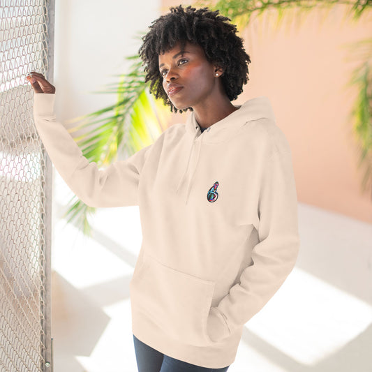 Three-Panel Macaque Hoodie